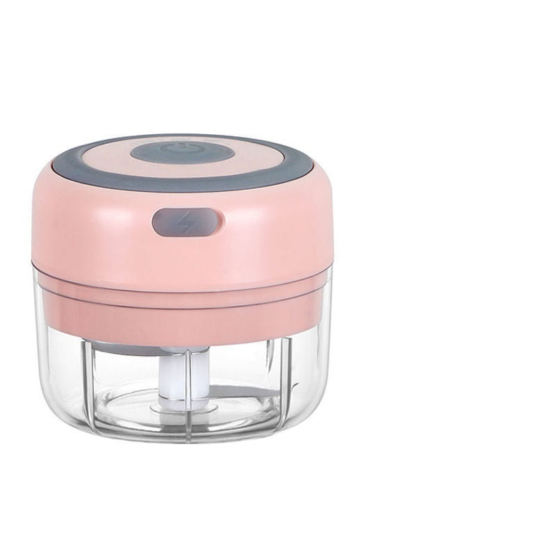 Mini Electric Garlic Chopper Usb Charging Pink /