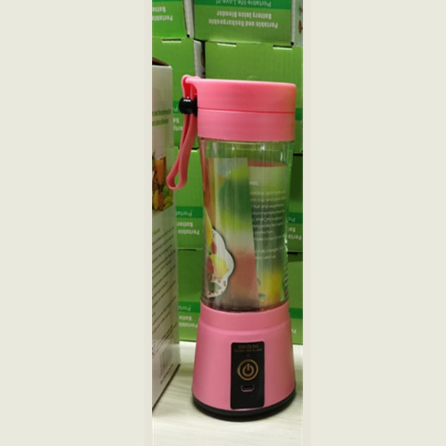 Portable Blender With Usb Rechargeable Pink / Two Knives