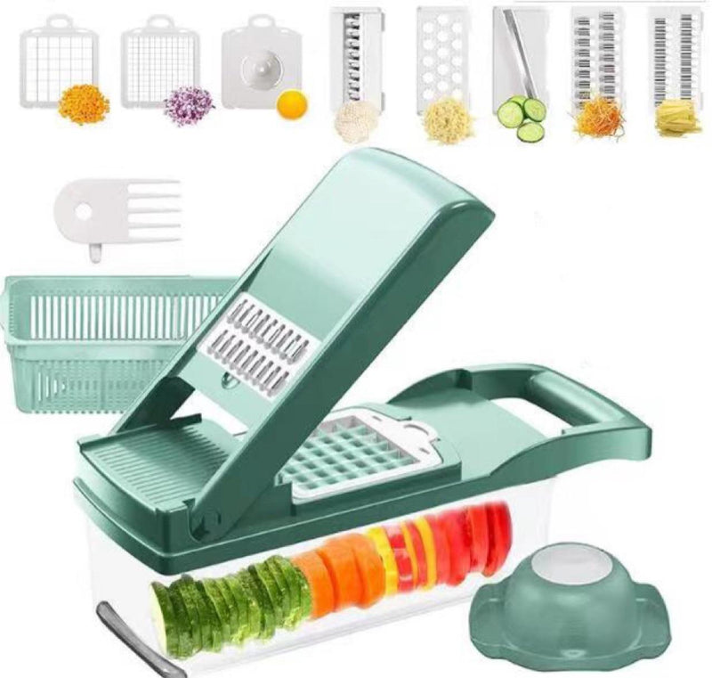 12 In 1 Manual Vegetable Chopper Kitchen 4