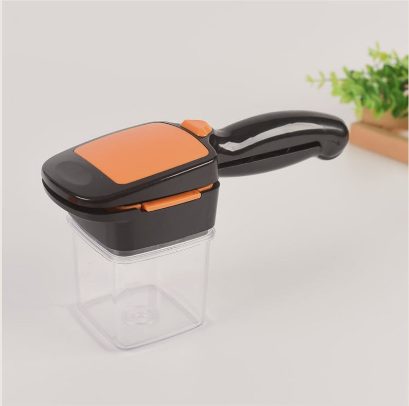 Multifunctional Pressing Vegetable Cutter Orange