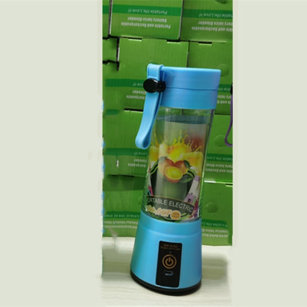 Portable Blender With Usb Rechargeable Blue / Two Knives