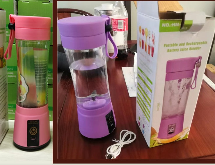 Portable Blender With Usb Rechargeable B Set / Six Knives