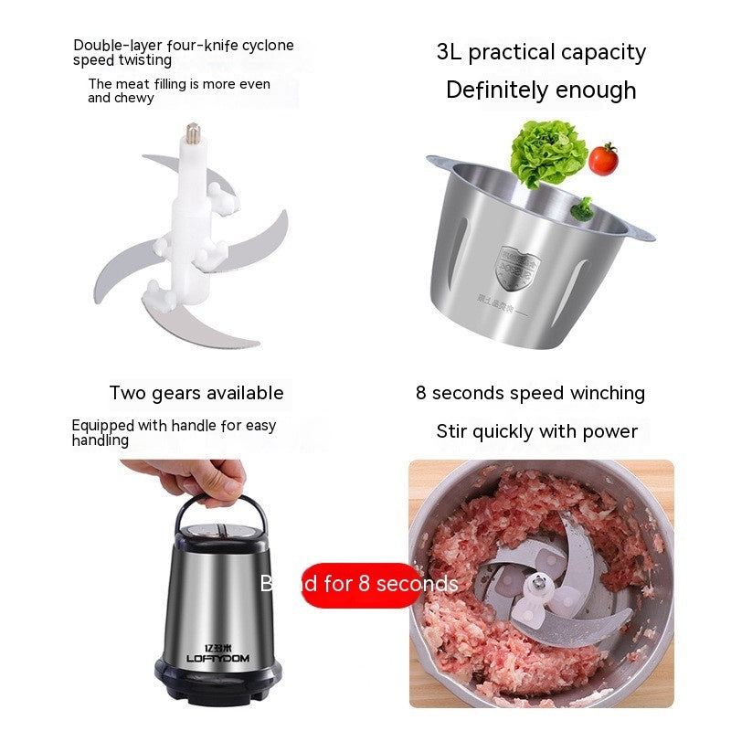 Kitchen Household Electric Meat Grinder