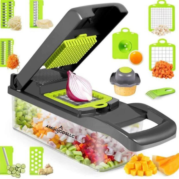 12 In 1 Manual Vegetable Chopper Kitchen