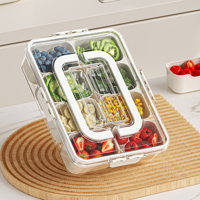 8 Grids Divided Serving Tray Kitchen Storage